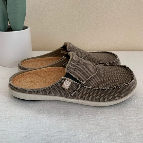 Spenco | Shoes | Spenco Siesta Java Canvas Orthotic Slide  display picture 1